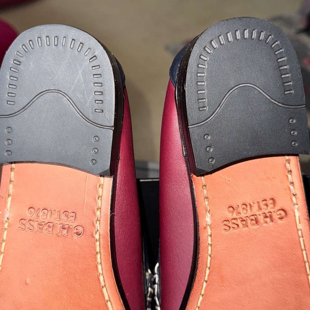 NEW with Box GH BASS WHITNEY LETTERMAN LOAFERS - Picture 12 of 13